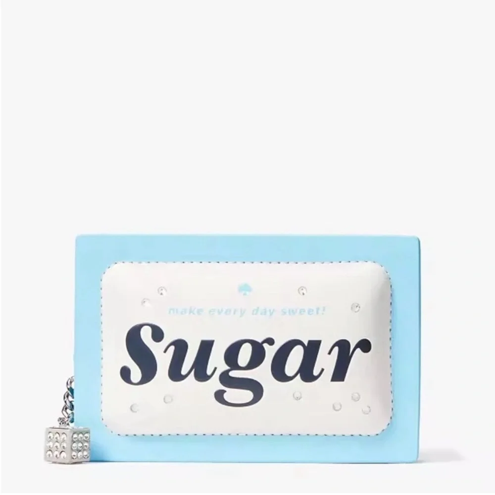 ♠️kate spade Coffee Break 3D Sugar Packet Small Card Holder Wallet NWT - Picture 15 of 15